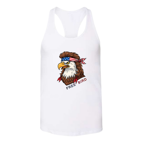 Rockin Free Bird - Bella+Canvas - Women's Jersey Racerback Tank