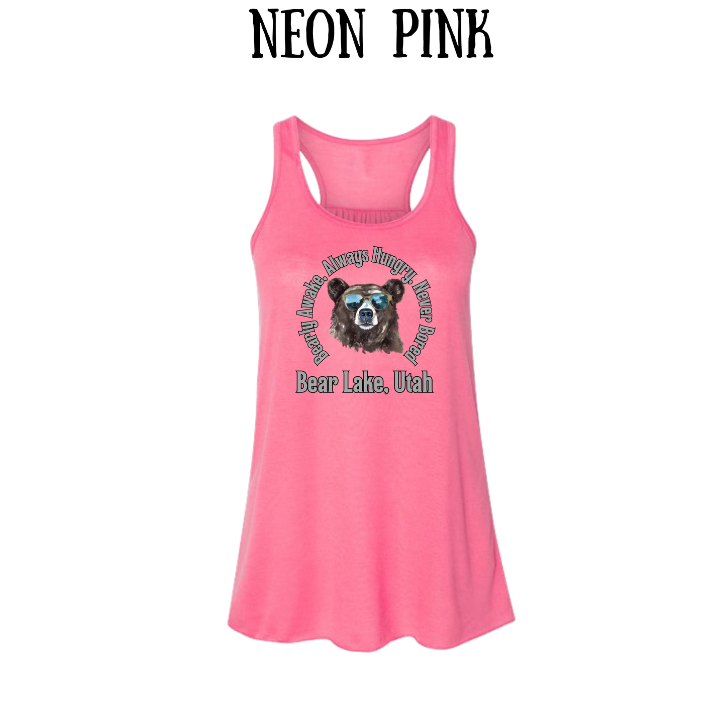 CP - Bear Lake Utah - Women's Flowy Racerback Tank