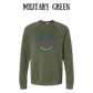 CP - Wander Often - Sponge Fleece Raglan Sweatshirt - Greens, Neutrals