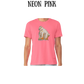 AC - Muscle Bear - Unisex Tee - Pinks, Purples, Neutrals