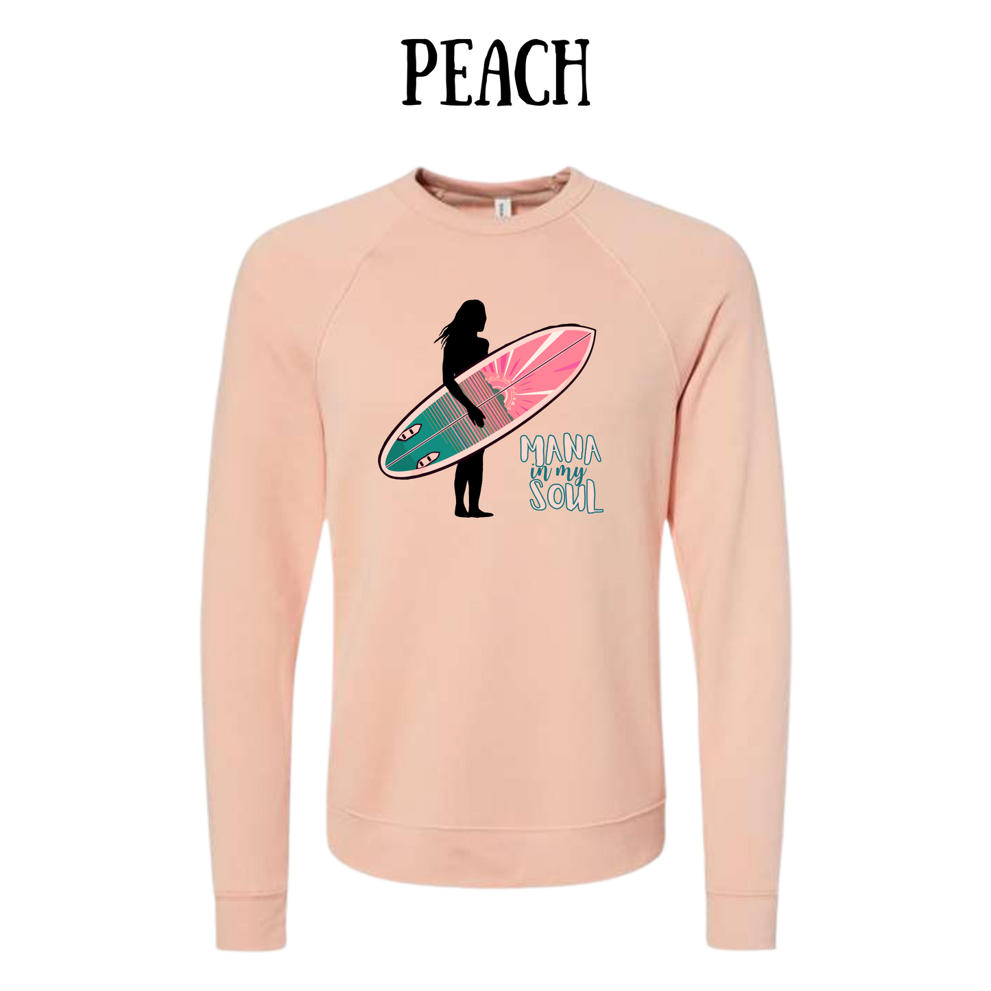 VP - Mana in My Soul - Sponge Fleece Raglan Sweatshirt - Assorted Colors