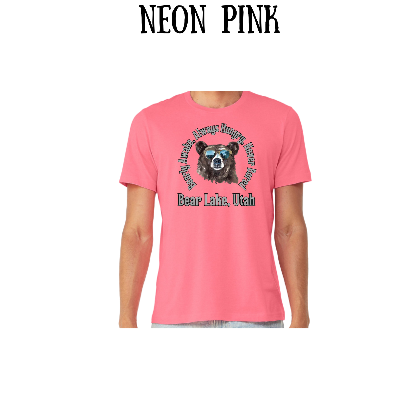 CP - Bear Lake Utah - Unisex Tee - Pinks, Purples, Neutrals