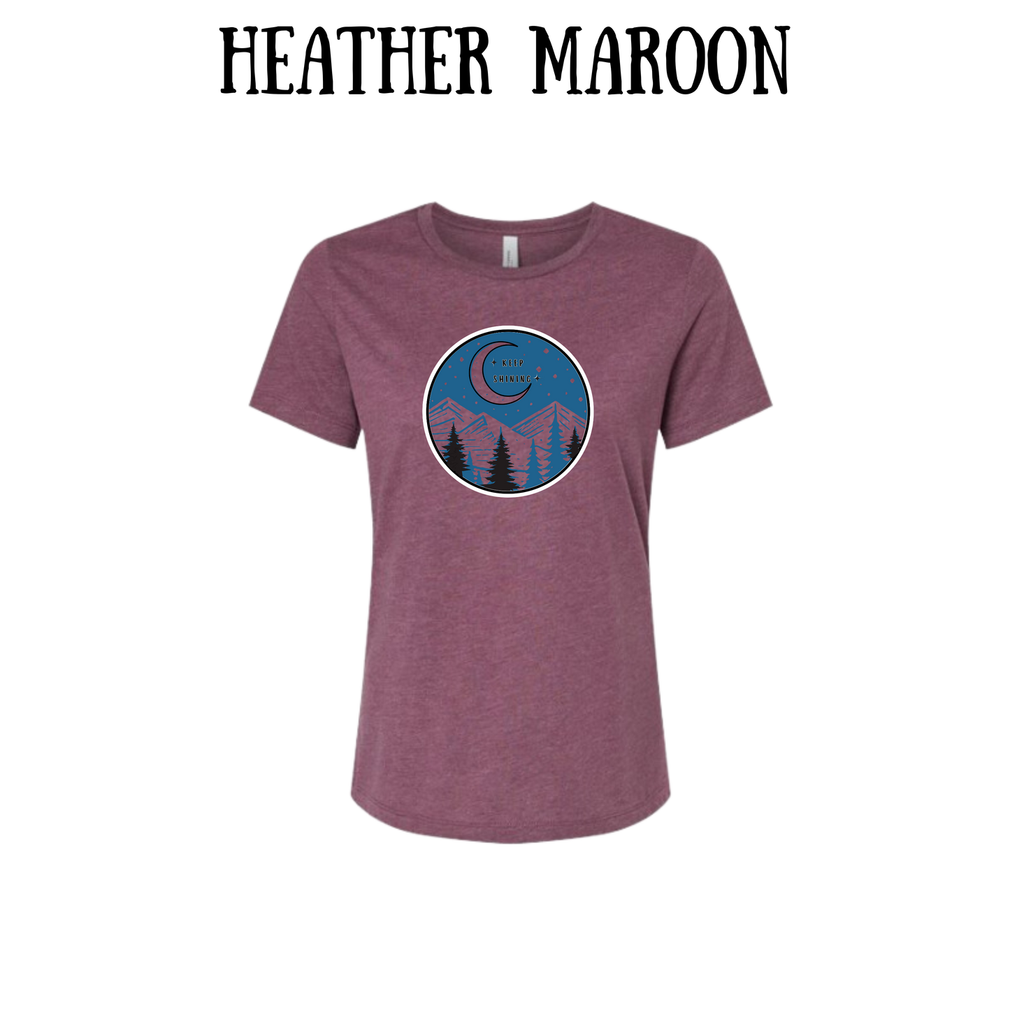 OP - Keep Shining - Women's Relaxed Fit Tee - Assorted Colors