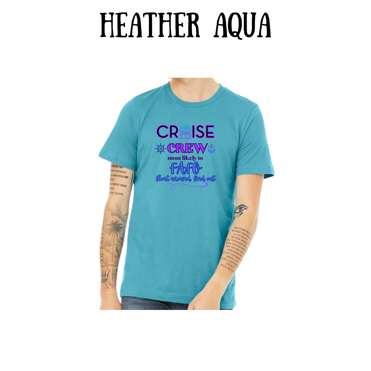 VP - Cruise Crew FAFO - Unisex Tee - Blues