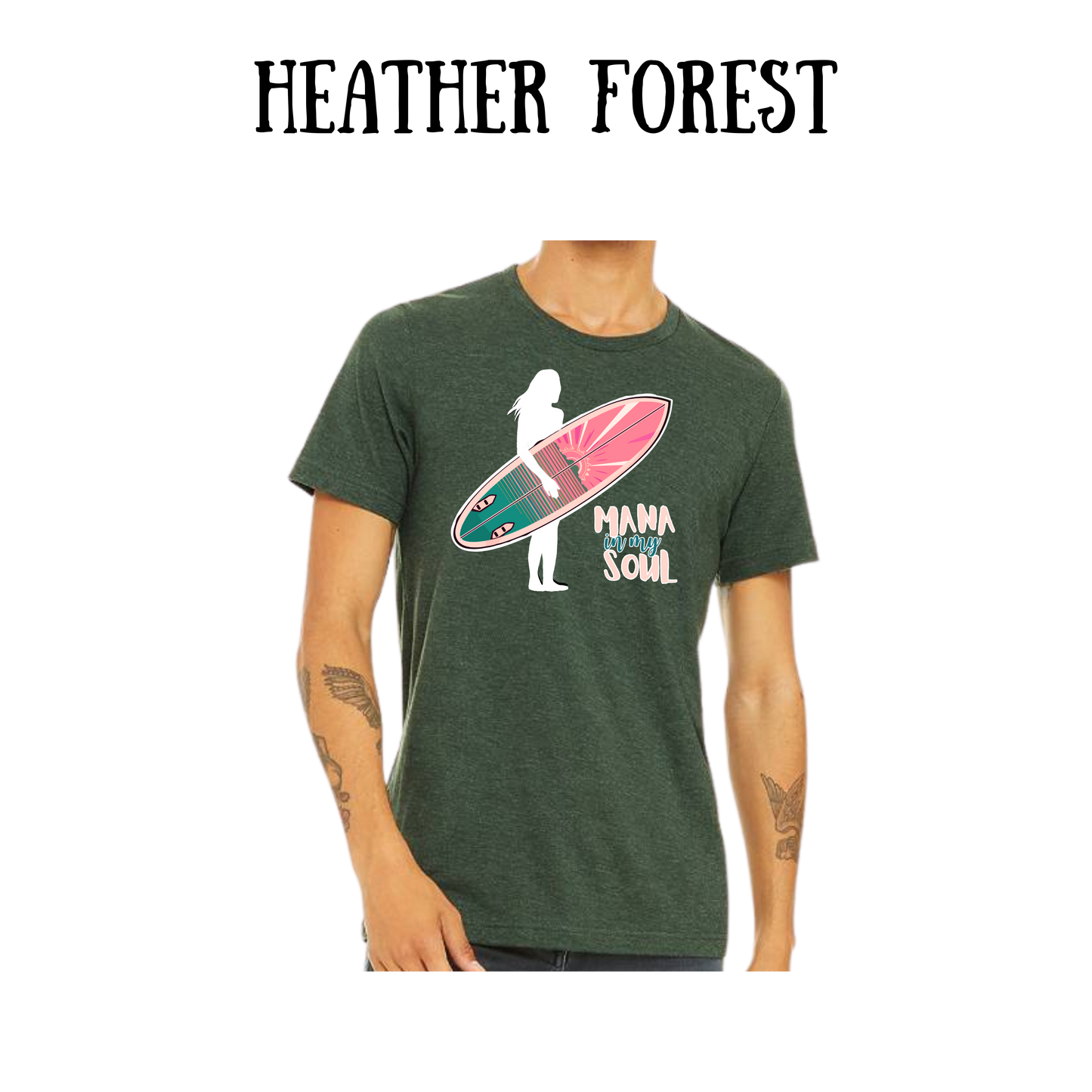 VP - Mana in My Soul - unisex Tee - Greens