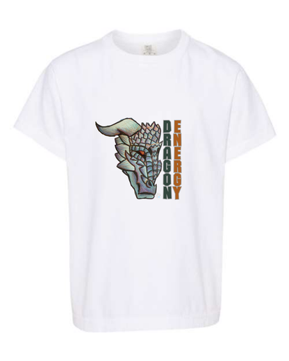 Dragon Energy - Comfort Colors - Heavyweight Youth Tee - Neutral Colors & Blues