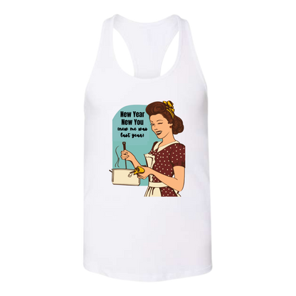 New Year New You - Bella+Canvas - Women's Jersey Racerback Tank