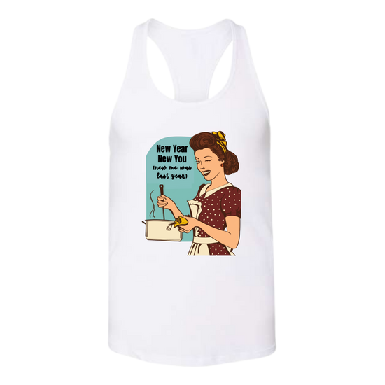 New Year New You - Bella+Canvas - Women's Jersey Racerback Tank