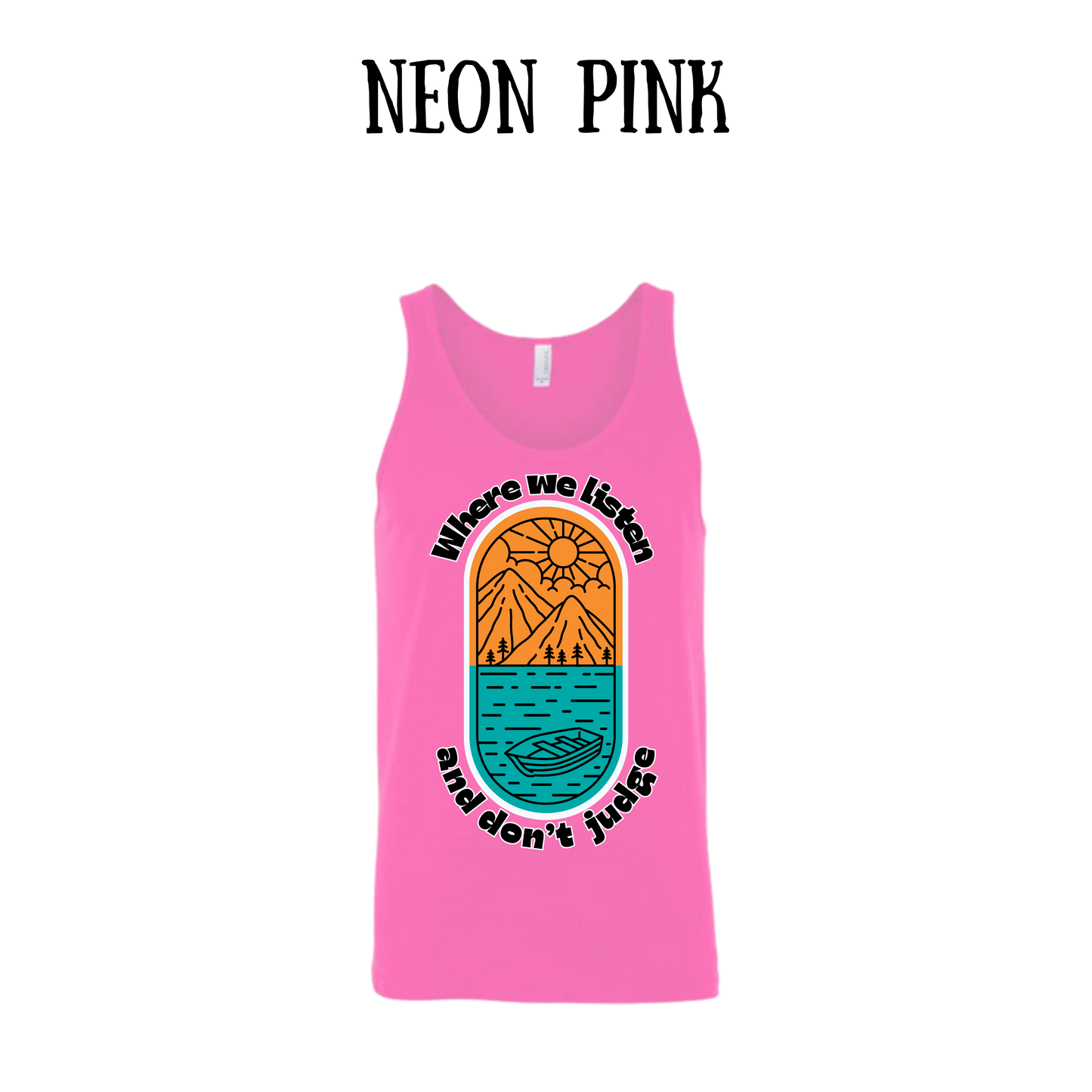 CP - Where We Listen and Don't Judge - Unisex Tank