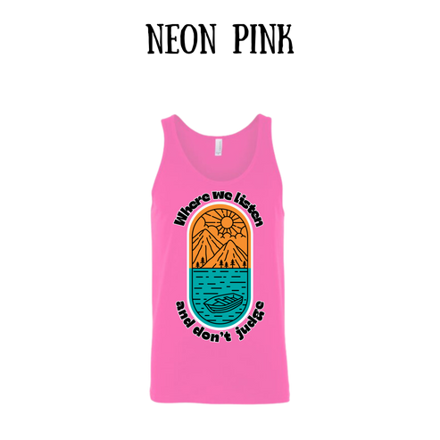 CP - Where We Listen and Don't Judge - Unisex Tank