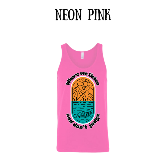CP - Where We Listen and Don't Judge - Unisex Tank
