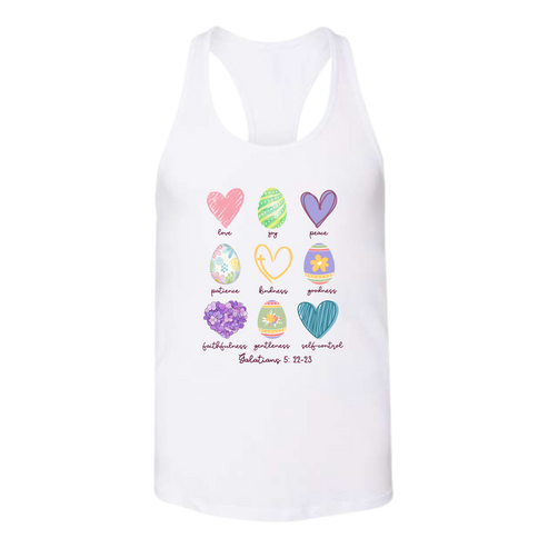 Galatians 5 - Easter - Bella+Canvas - Women's Jersey Racerback Tank
