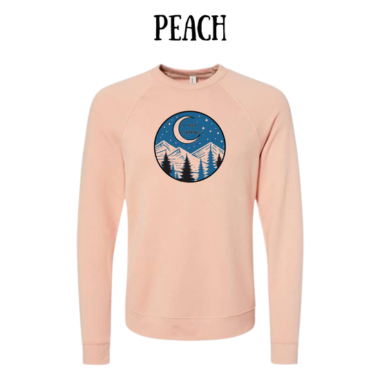 OP - Keep Shining - Sponge Fleece Raglan Sweatshirt - Assorted Colors