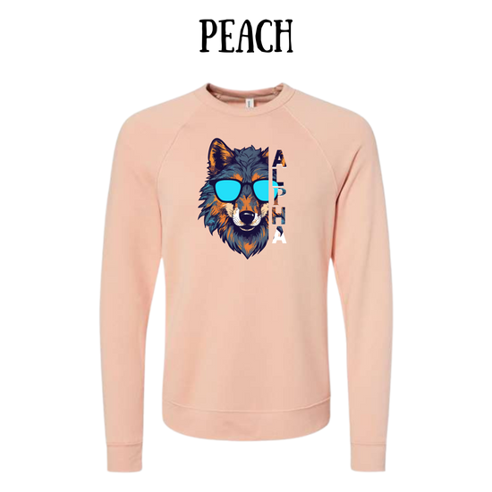 BP - Alpha - Sponge Fleece Raglan Sweatshirt - Assorted Colors