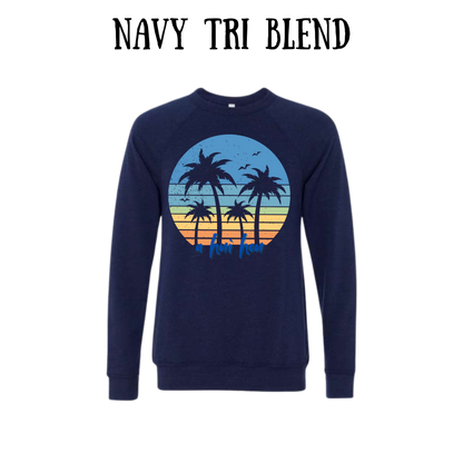 VP - A Hui Hou - Sponge Fleece Raglan Sweatshirt - Blues, Purples