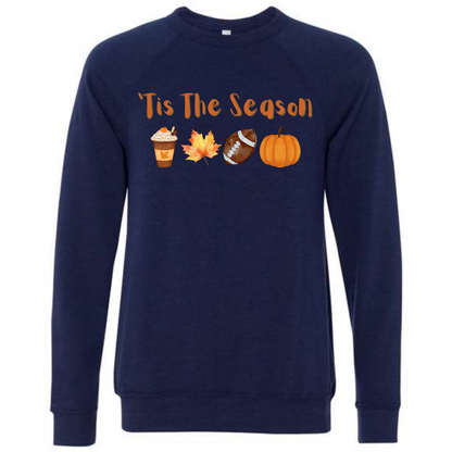 HP - 'Tis the Season - Fall - Sponge Fleece Raglan Sweatshirt - Blues, Purples