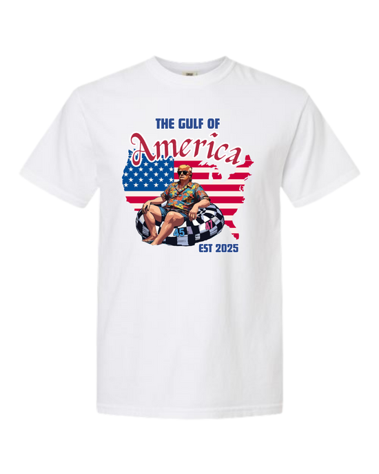The Gulf of America - Comfort Colors - Heavyweight Unisex Tee - Neutral Colors