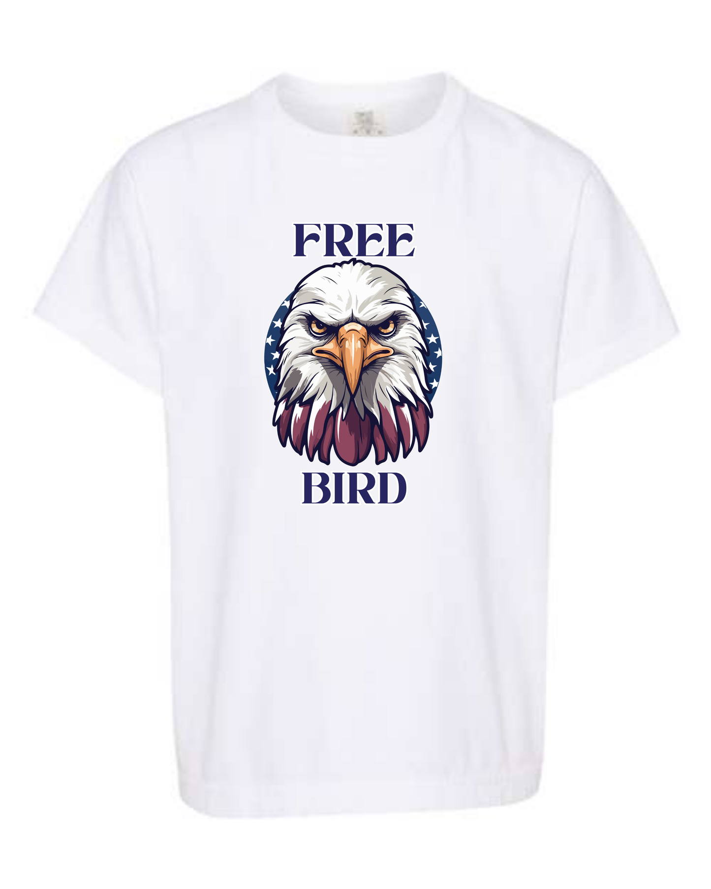 Free Bird - Comfort Colors - Heavyweight Youth Tee - Neutral Colors & Blues