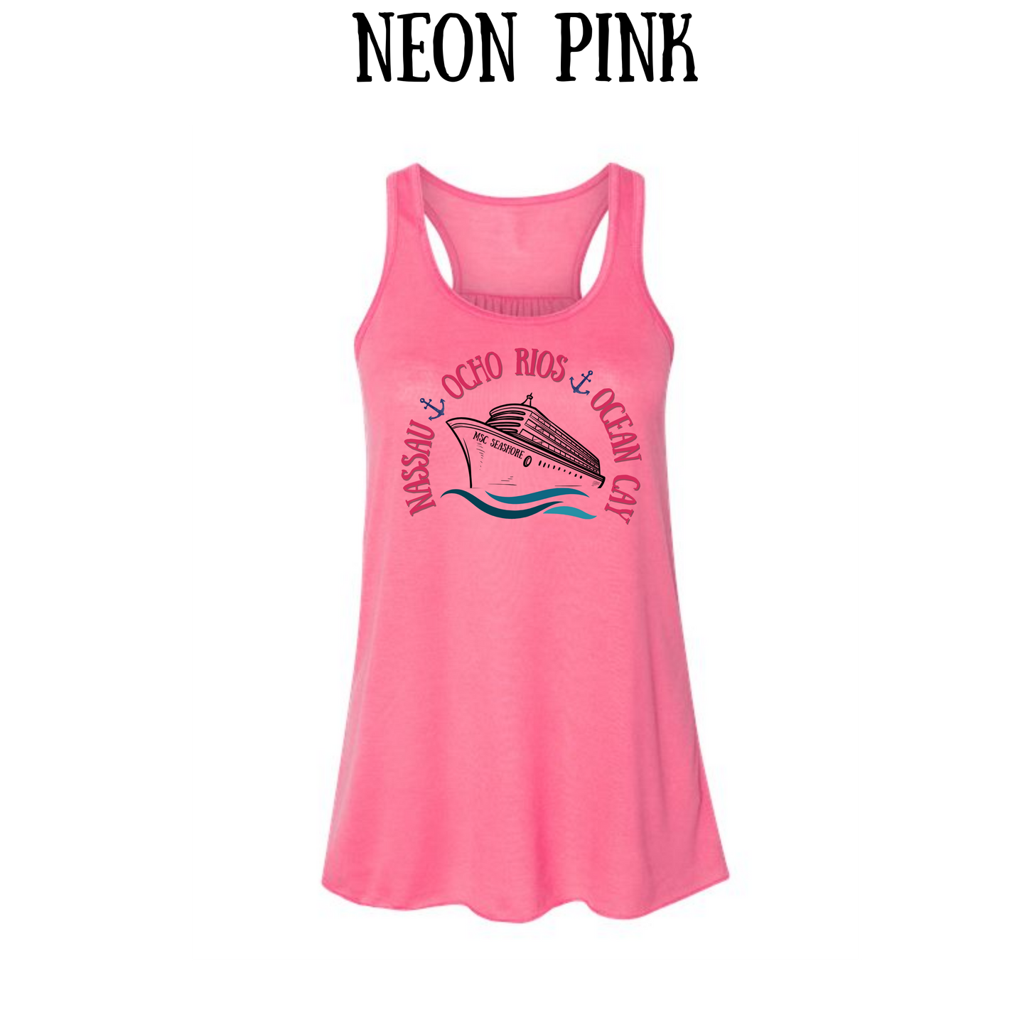 VP - MSC Seashore - Women's Flowy Racerback Tank