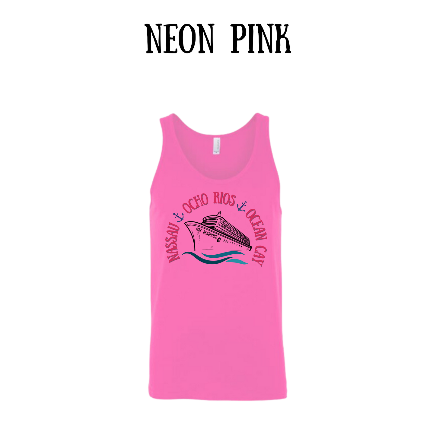 VP - MSC Seashore - Unisex Tank