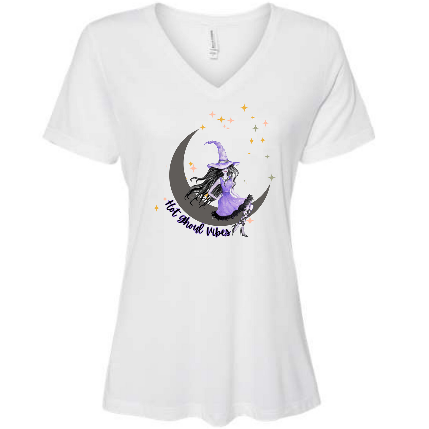 Hot Ghoul Vibes - Women's V-Neck - Assorted Colors