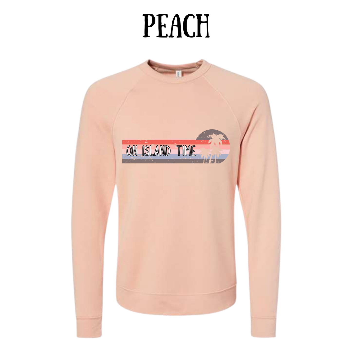 VP - On Island Time - Sponge Fleece Raglan Sweatshirt - Assorted Colors