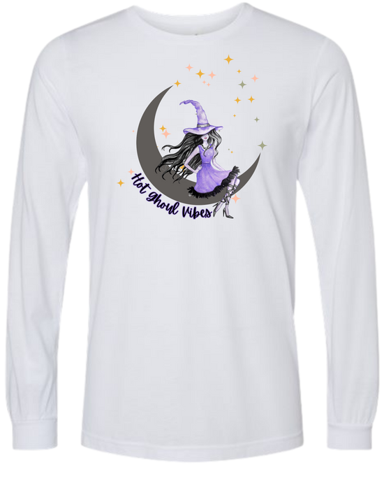 HP - Hot Ghoul Vibes - Unisex Long Sleeve - Neutral Colors