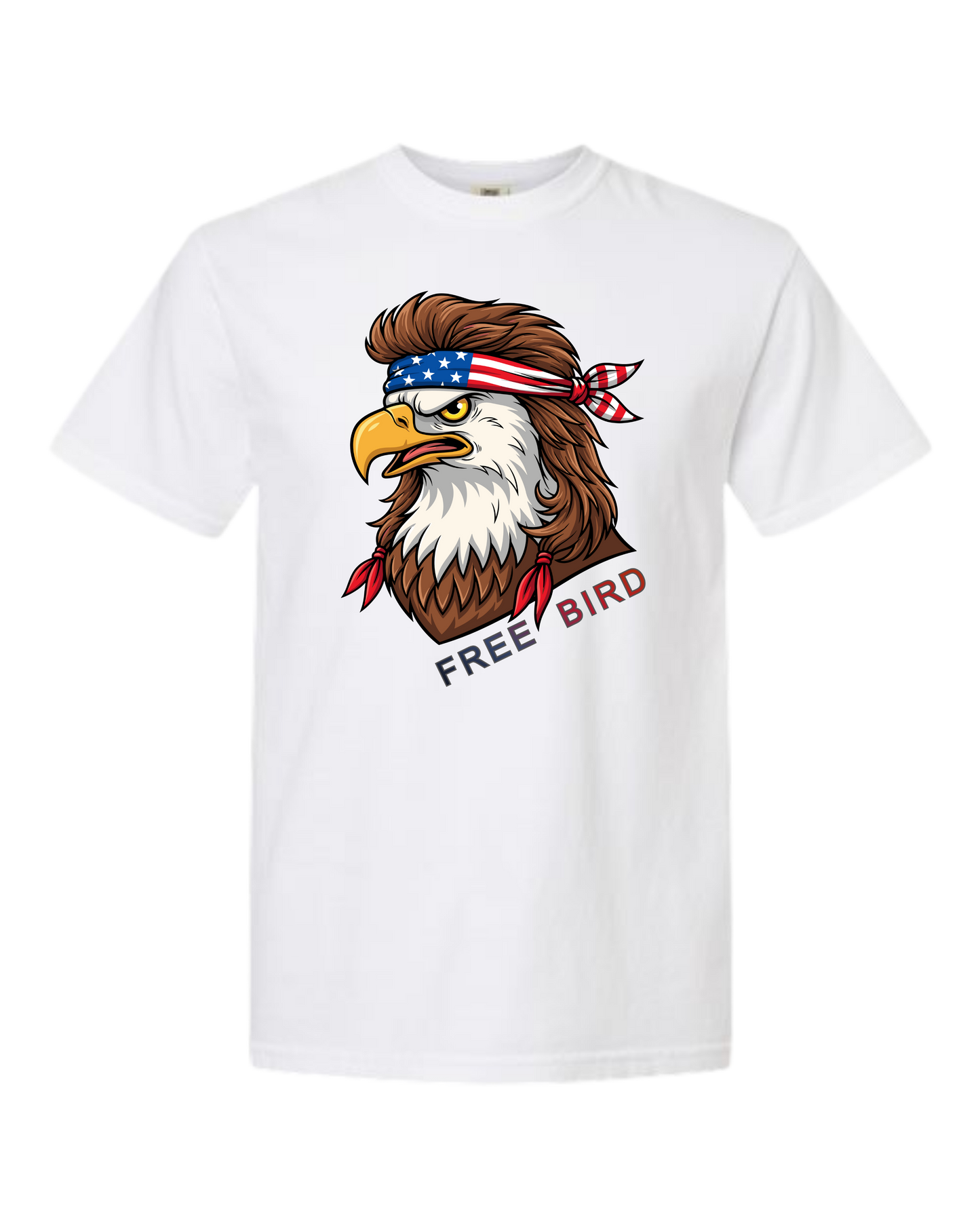 Rockin Free Bird - Comfort Colors - Heavyweight Unisex Tee - Neutral Colors