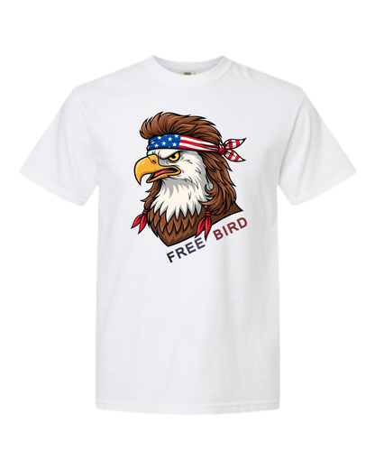 Rockin Free Bird - Comfort Colors - Heavyweight Unisex Tee - Neutral Colors