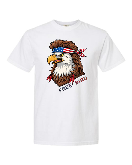 Rockin Free Bird - Comfort Colors - Heavyweight Unisex Tee - Neutral Colors