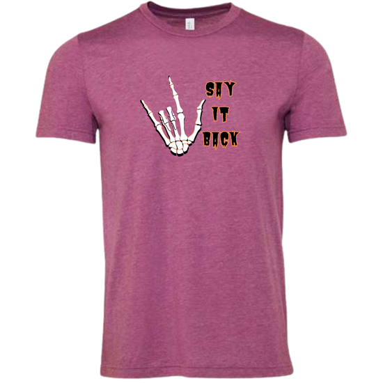 I Love You, Say It Back - Unisex Tee - Purples