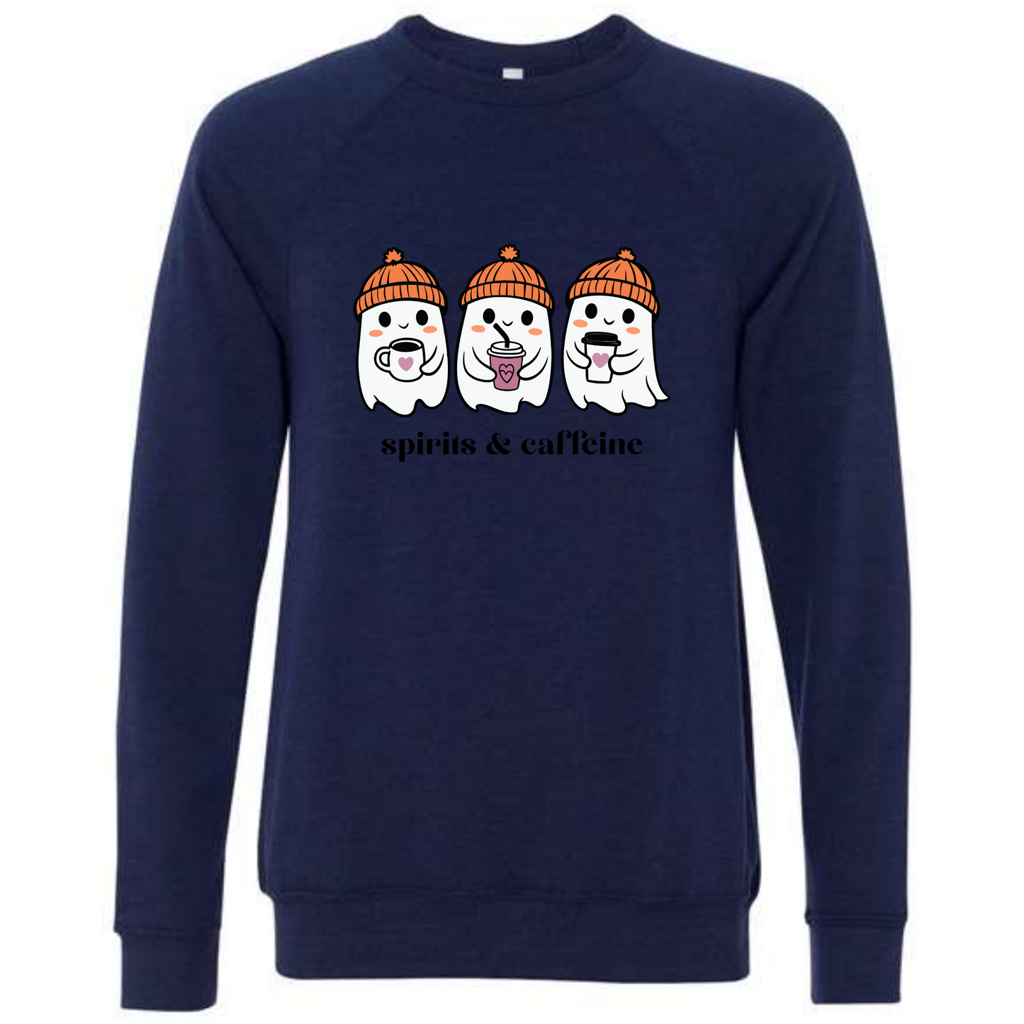 HP - Spirits & Caffeine - Sponge Fleece Raglan Sweatshirt - Blues, Purples