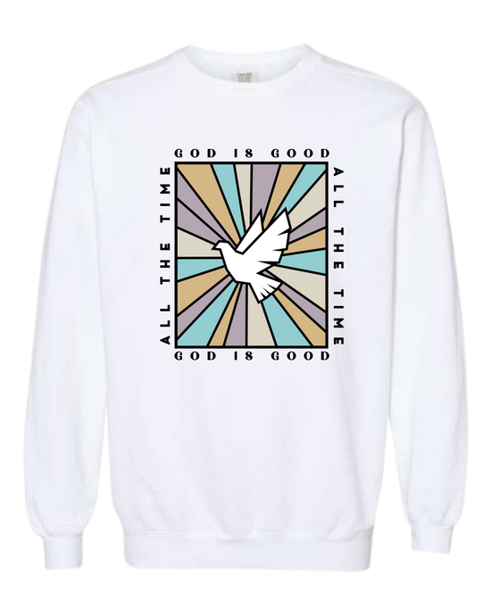God Is Good - Comfort Colors - Sweatshirt - Assorted Colors