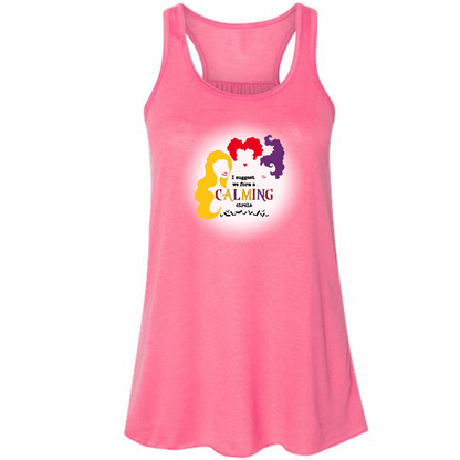 HP - Calming Circle - Women's Flowy Racerback Tank