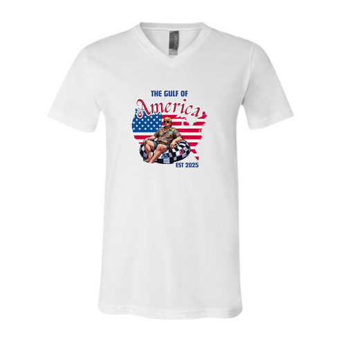 The Gulf of America - Bella+Canvas - Unisex V-Neck - Neutral Colors