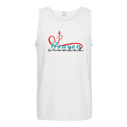 Make Heaven Crowded - Comfort Colors - Unisex Tank - Neutral Colors & Blues