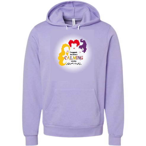Calming Circle - Sponge Fleece Hoodie - Blues, Purples