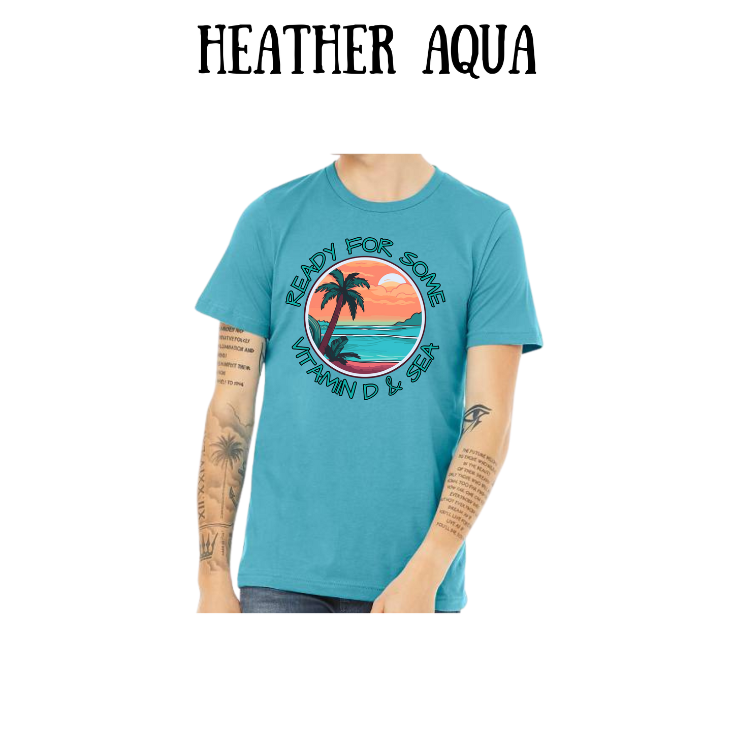 VP - Ready For Some Vitamin D & Sea - Unisex Tee - Blues