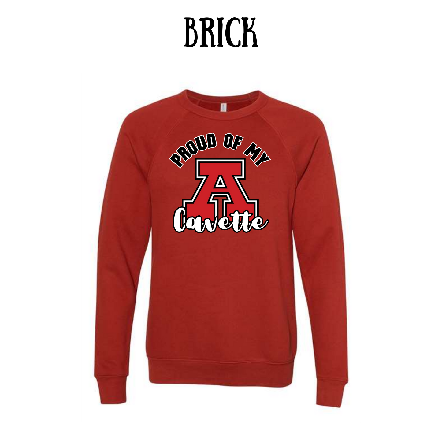 AFHS Cavettes - Sponge Fleece Raglan Sweatshirt - Assorted Colors