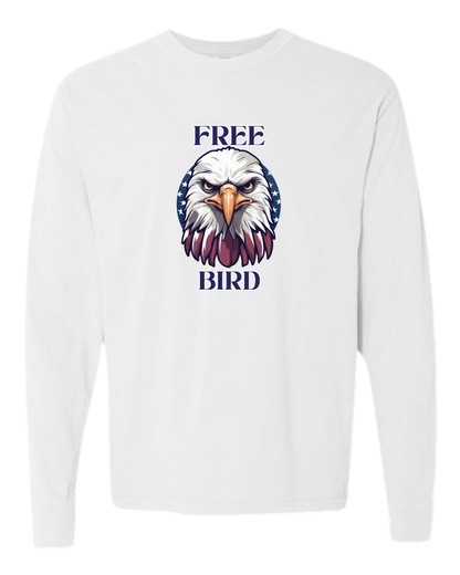 Free Bird - Comfort Colors - Heavyweight Long Sleeve Tee - Neutral Colors
