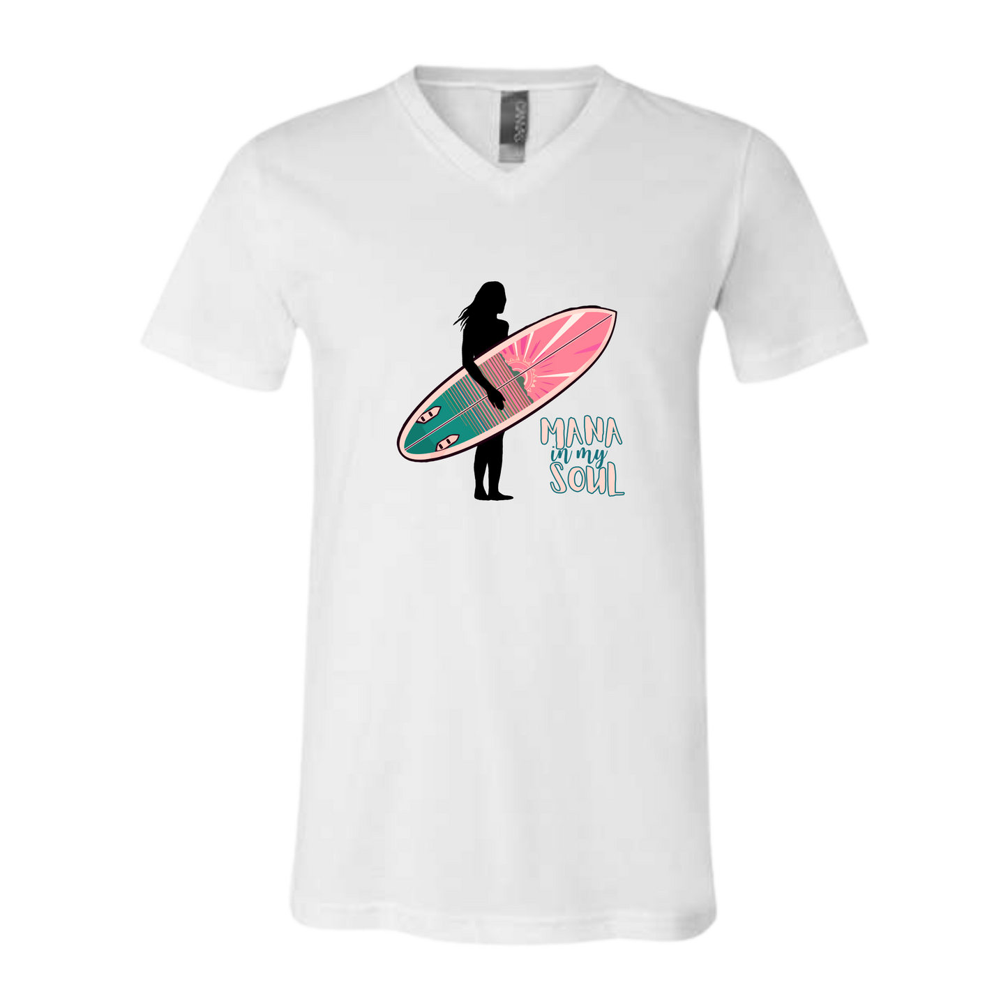 Mana in My Soul - Bella+Canvas - Unisex V-Neck - Neutral Colors