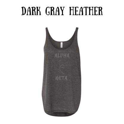 beta to alpha - women's flowy tank