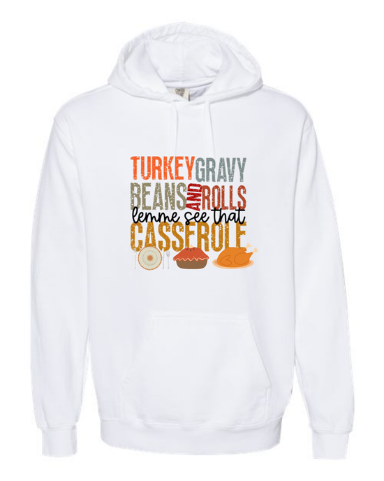 Let Me See That Casserole - Comfort Colors - Hooded Sweatshirt - Assorted Colors