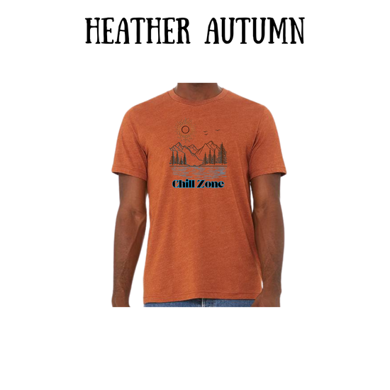 CP - Chill Zone - Unisex Tee - Yellows, Oranges, Reds