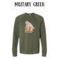 AC - Muscle Bear - Sponge Fleece Raglan Sweatshirt - Greens, Neutrals