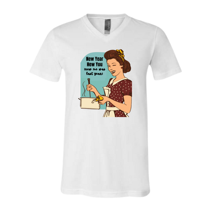 New Year New You - Bella+Canvas - Unisex V-Neck - Neutral Colors