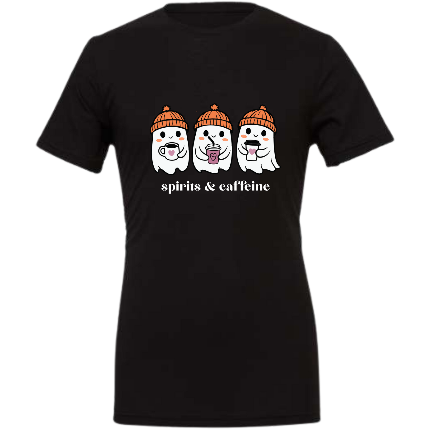 Spirits & Caffeine - Unisex Tee - Neutrals