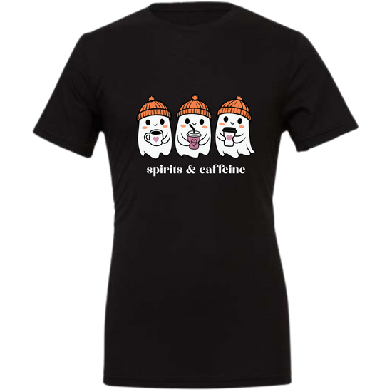 Spirits & Caffeine - Unisex Tee - Neutrals