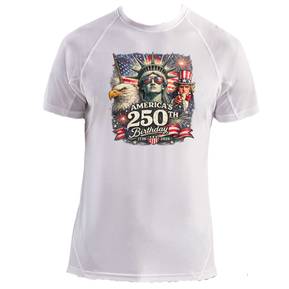 America's 250th Birthday - Unisex TriDri Tee - Assorted Colors