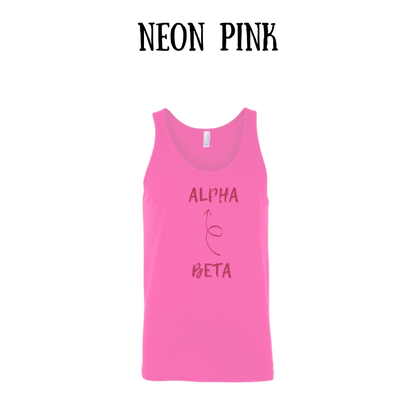 beta to alpha - unisex tank